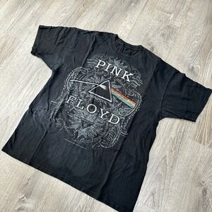 Pink Floyd Dark Side of the Moon 2009 Rock Concert Mens Large Black Band TShirt